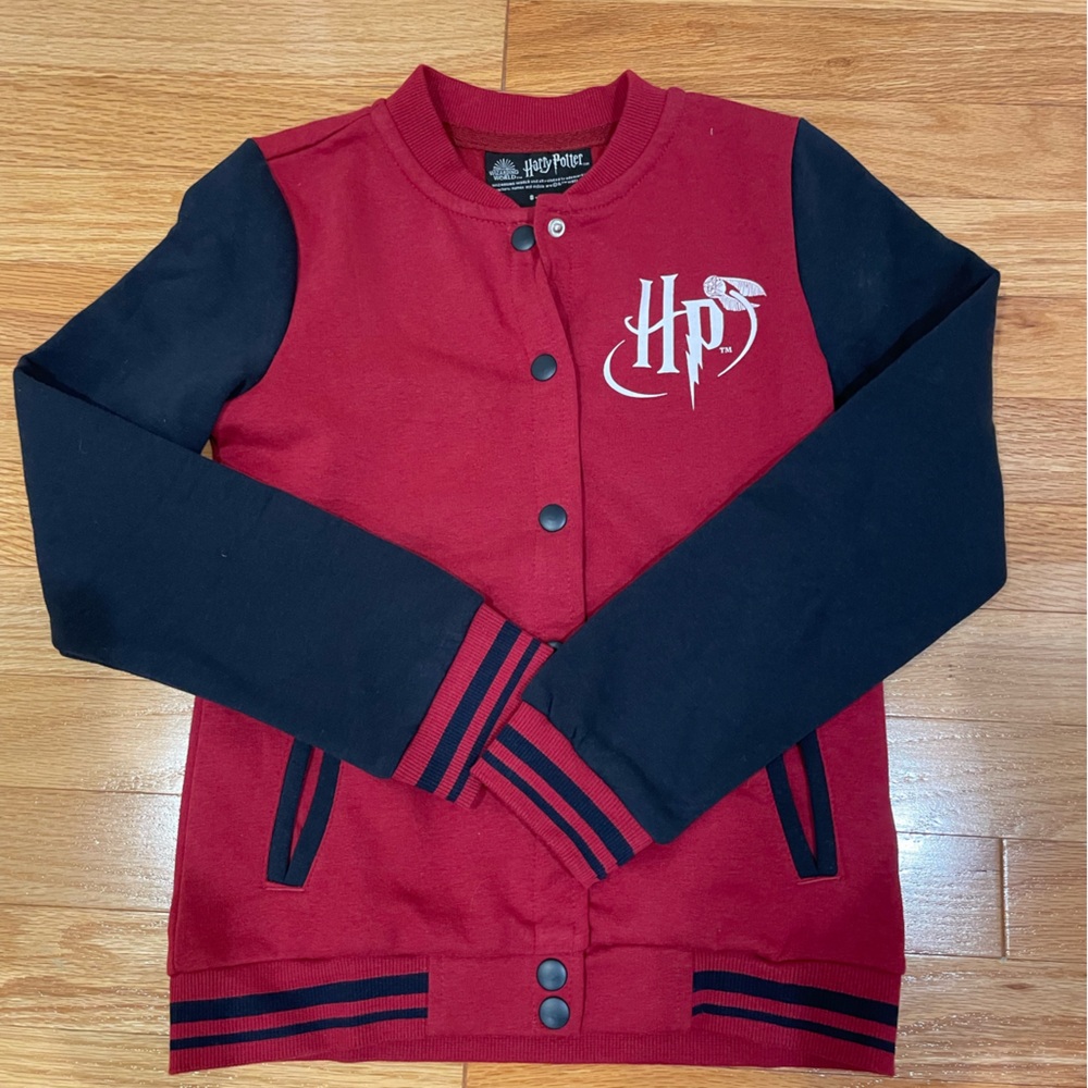 Universal Kids Red and Black Harry Potter Varsity Jacket